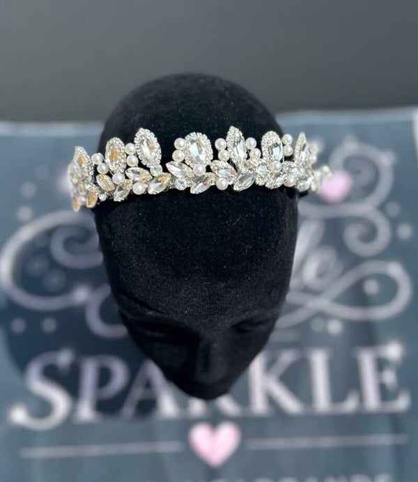 Silver sparkly Tiara