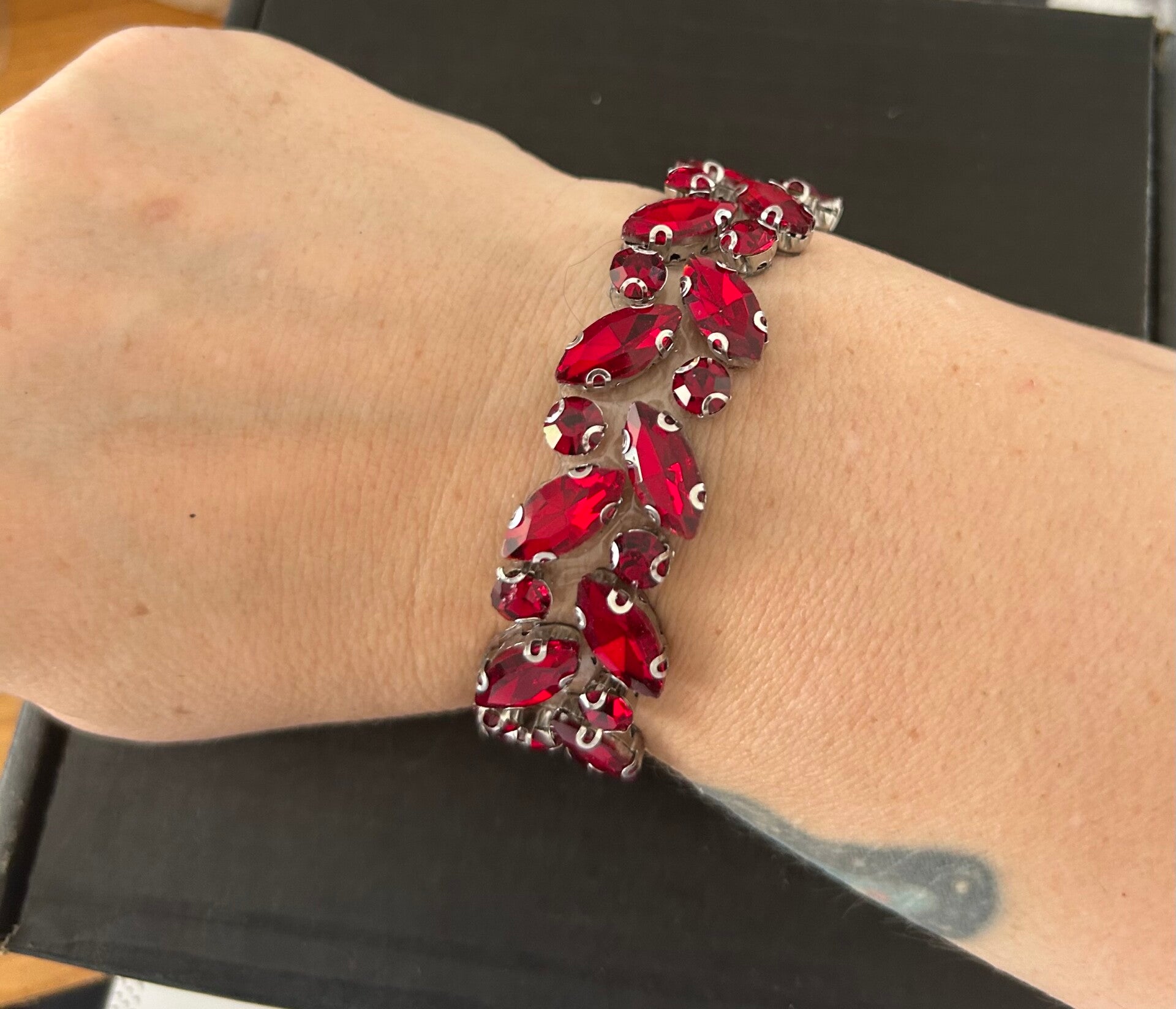 Handmade red bracelet