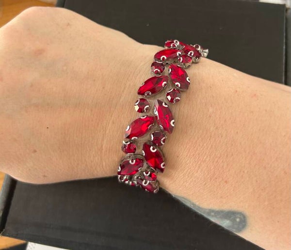 Handmade red bracelet