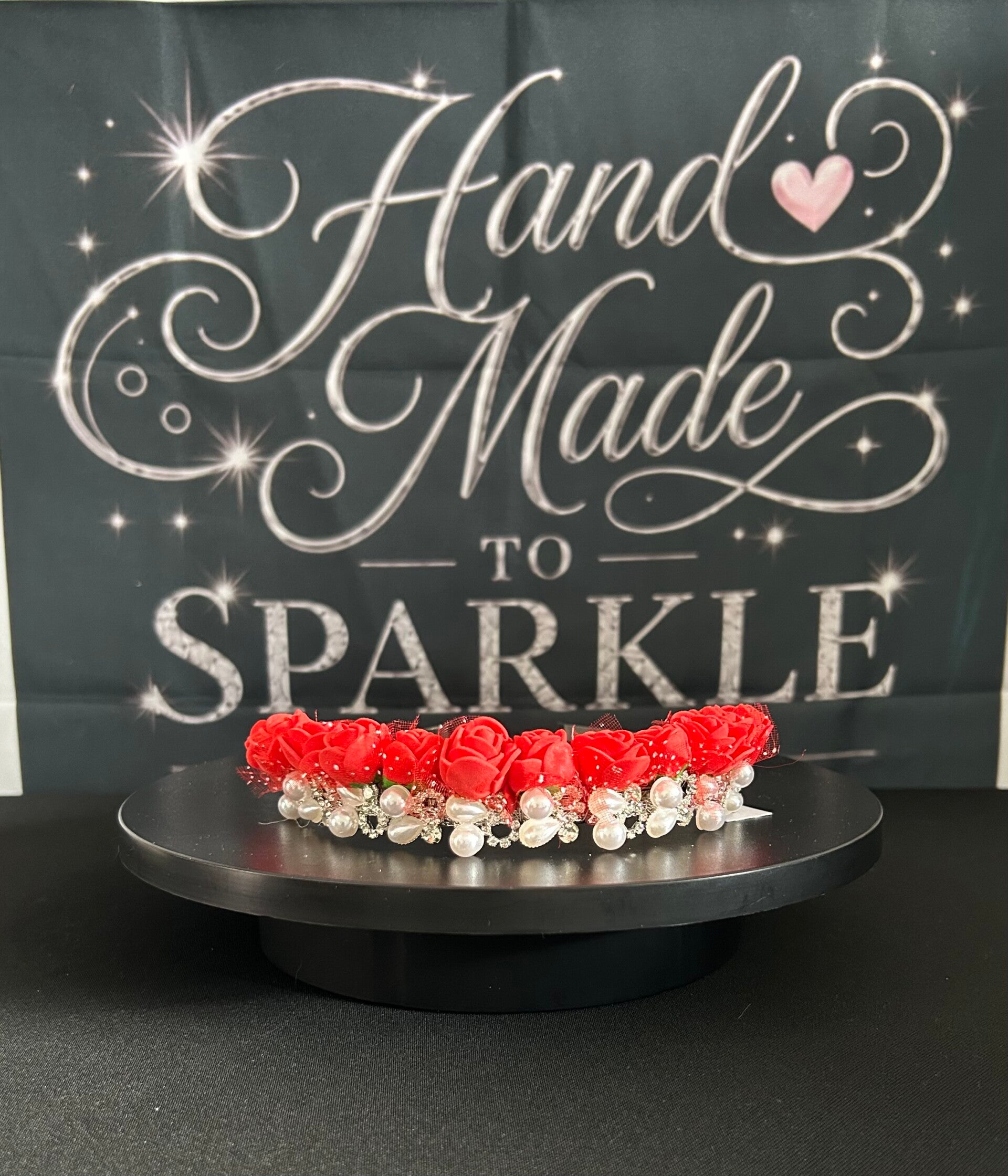 Red foam rose headbands