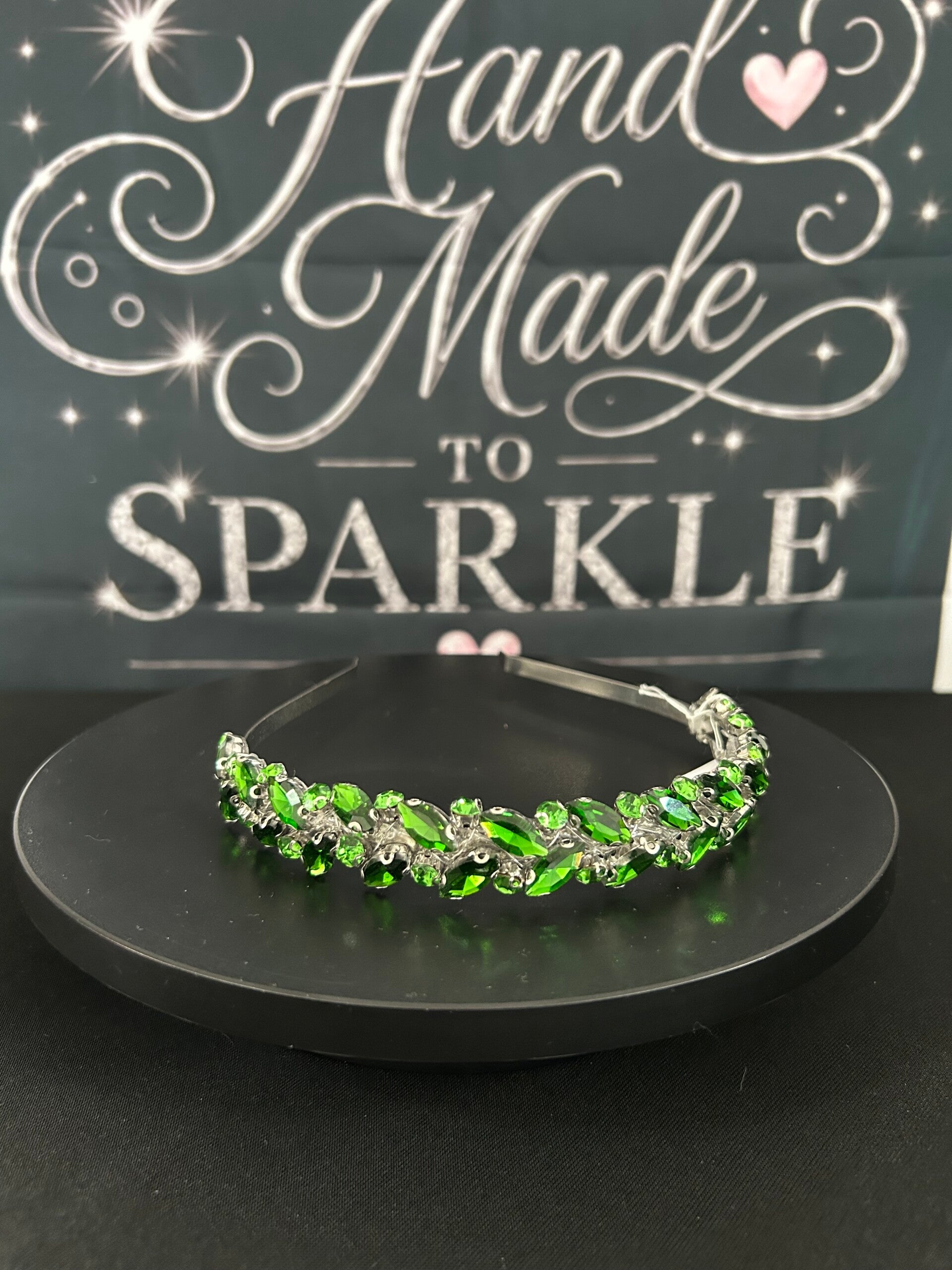 Light green headband