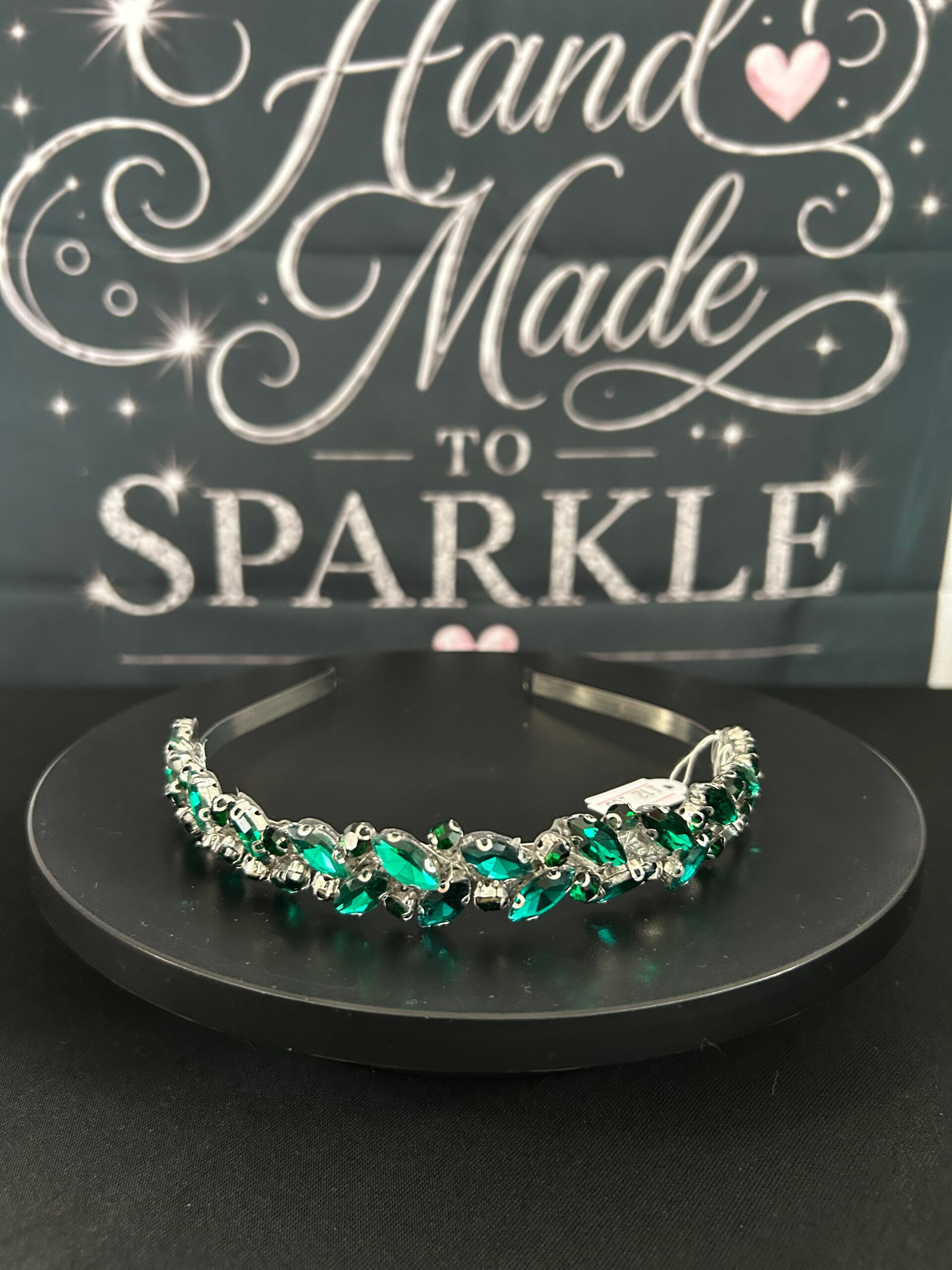 Dark green headband