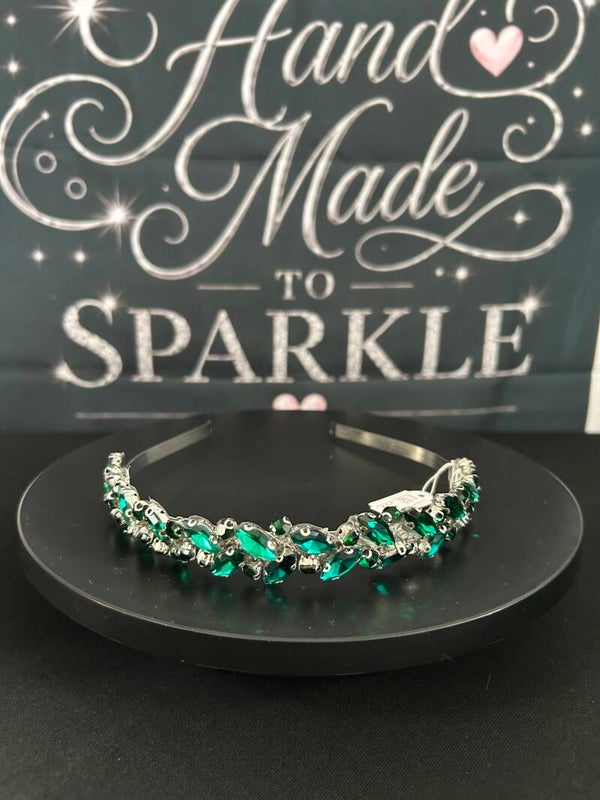 Dark green headband