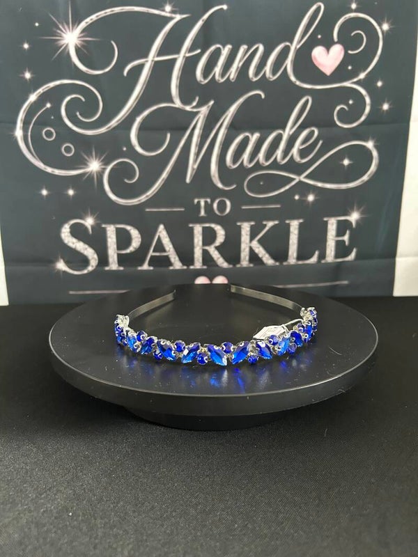 Thin blue headband