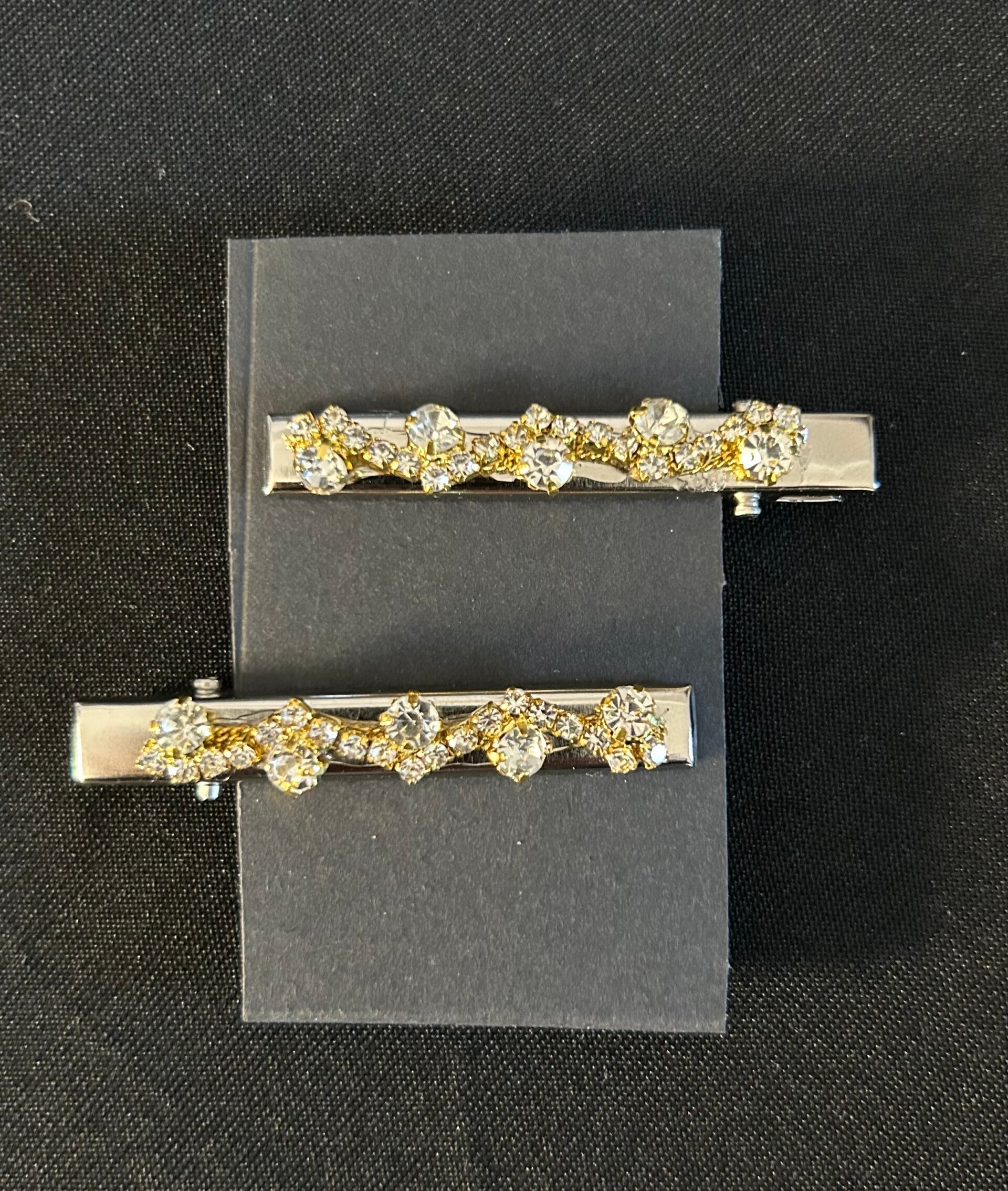 Gold hair clips