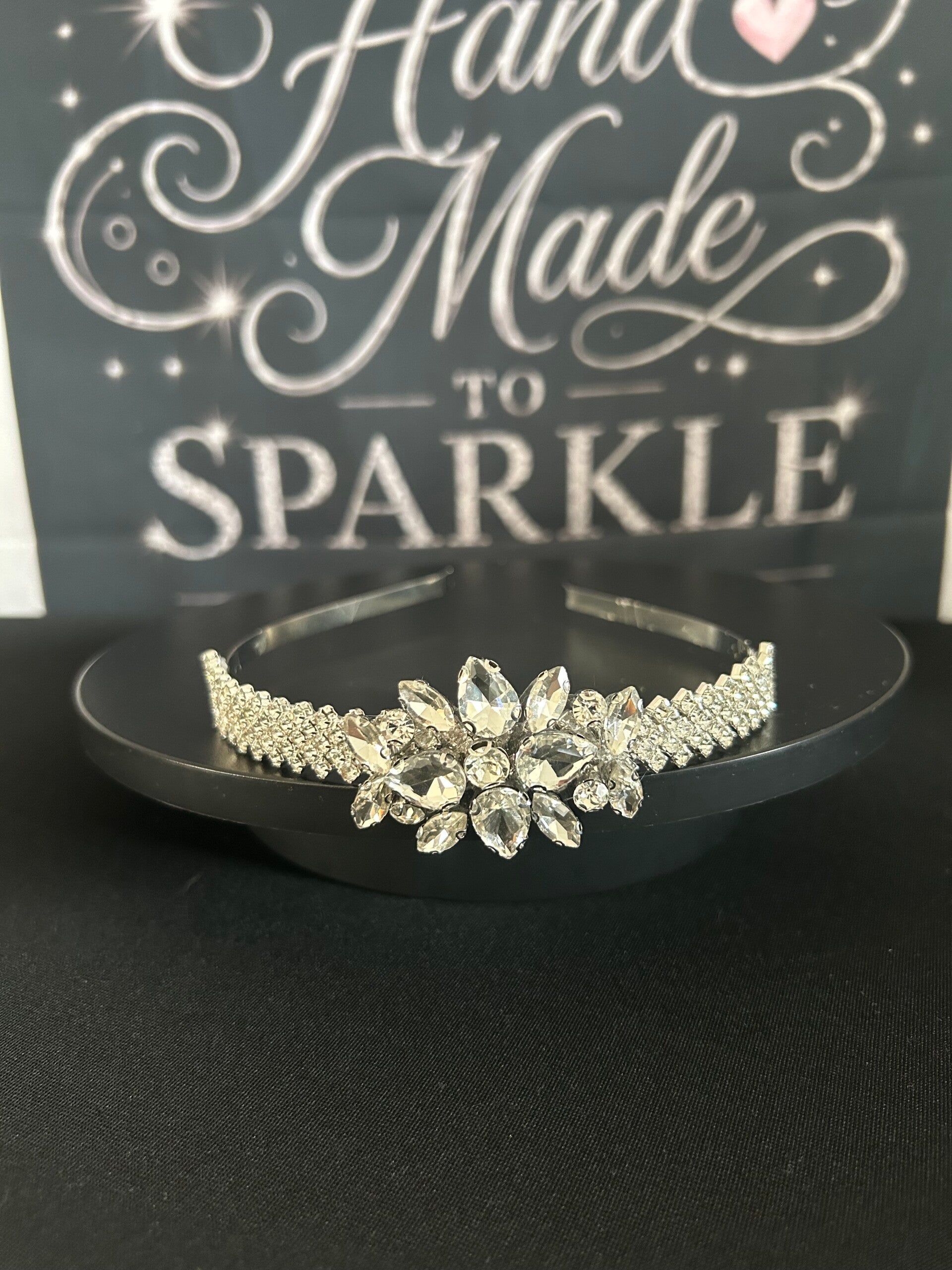Silver sparkly headband