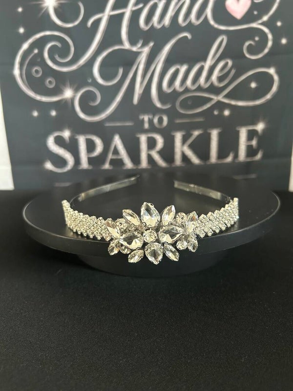 Silver sparkly headband