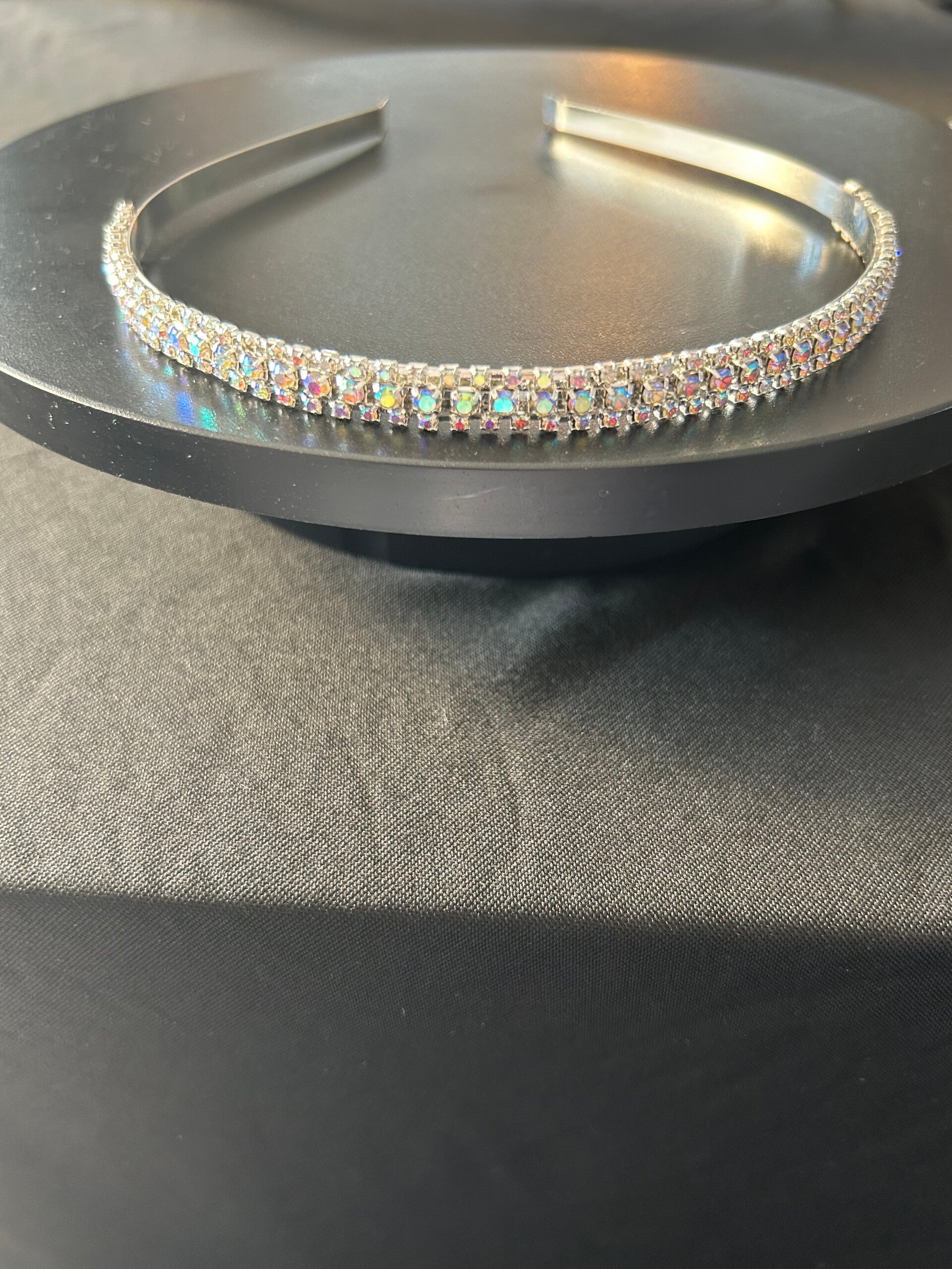 Silver, colour headband