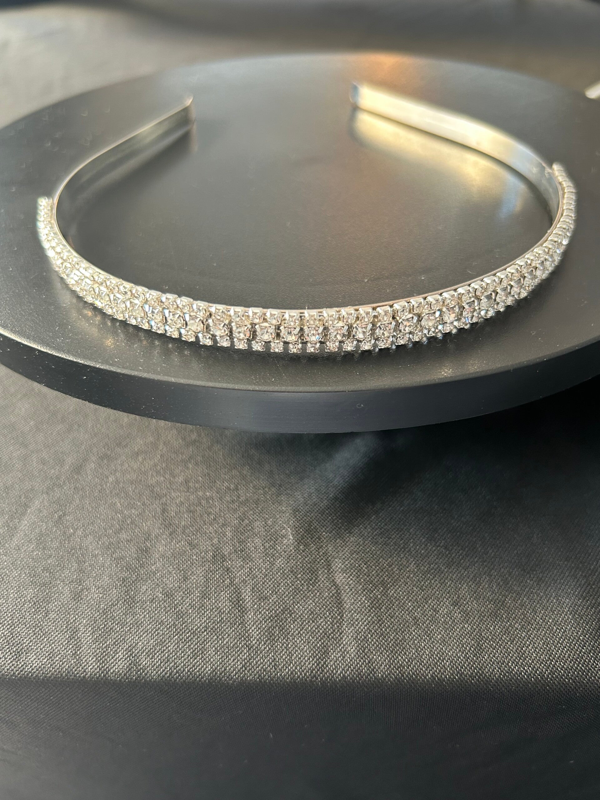 Silver headband
