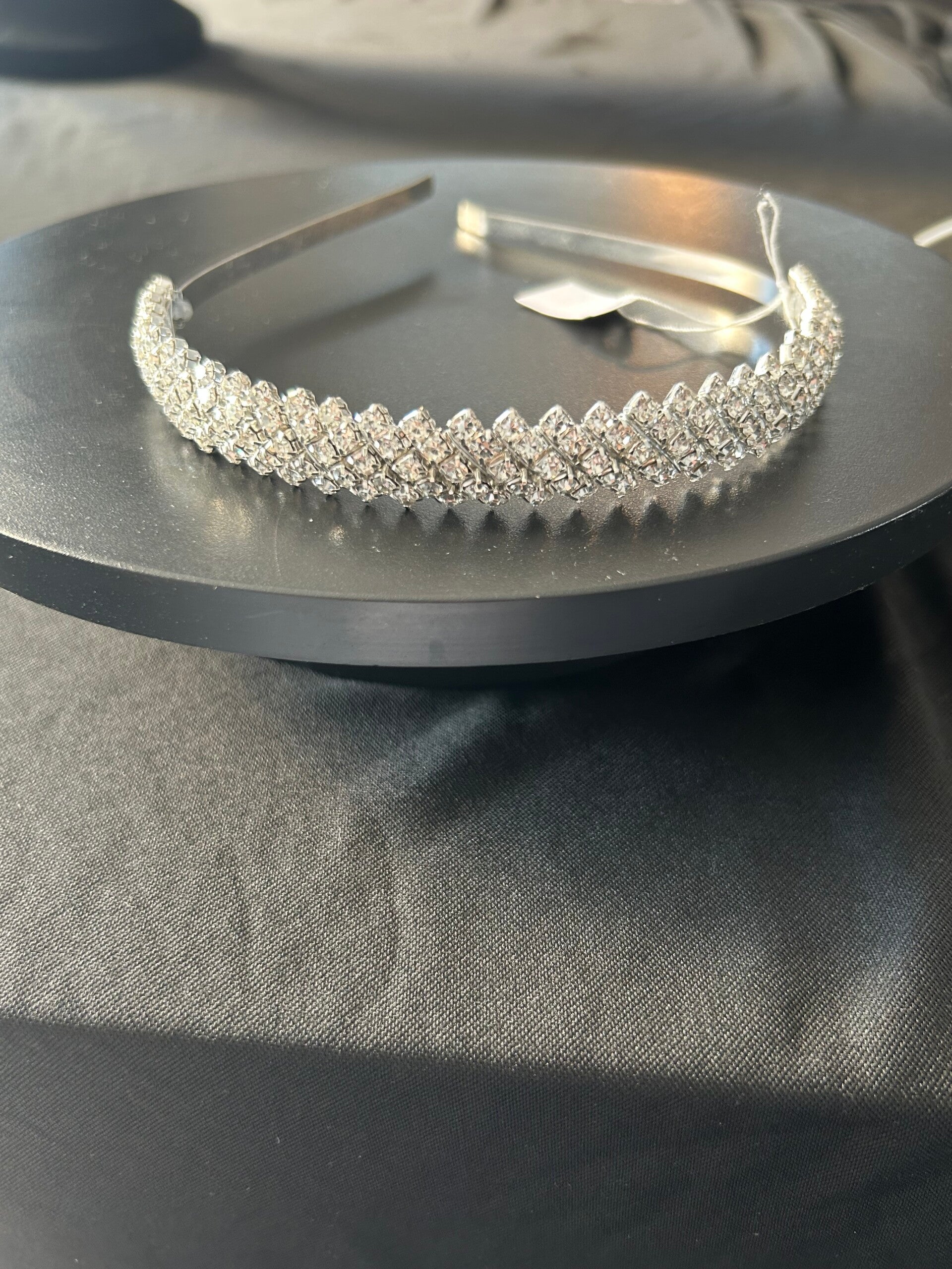 Silver sparkly headband