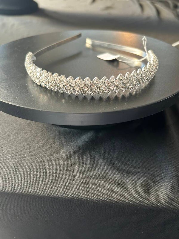 Silver sparkly headband