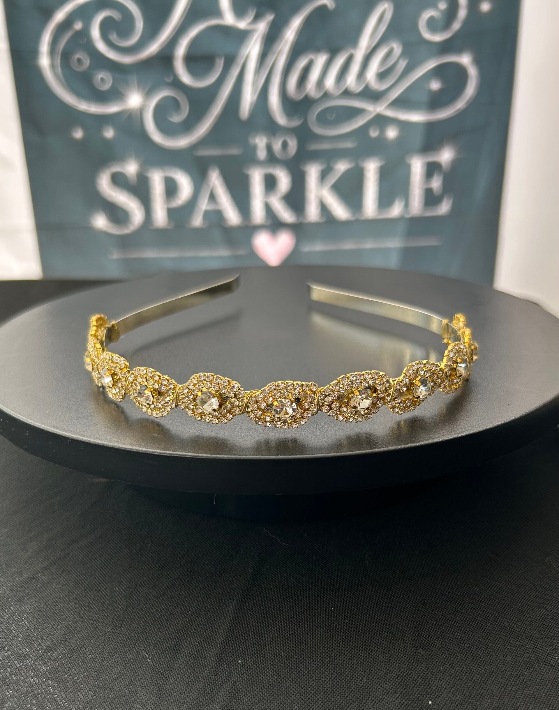 Gold headband