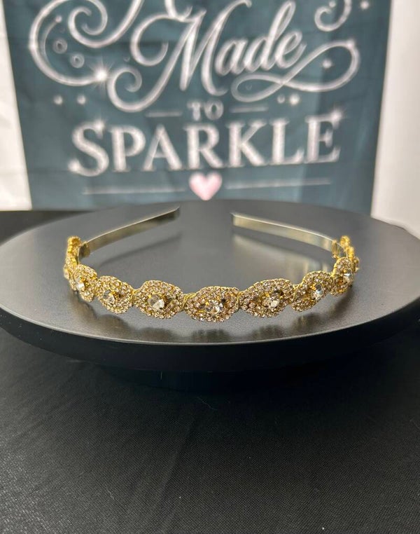 Gold headband