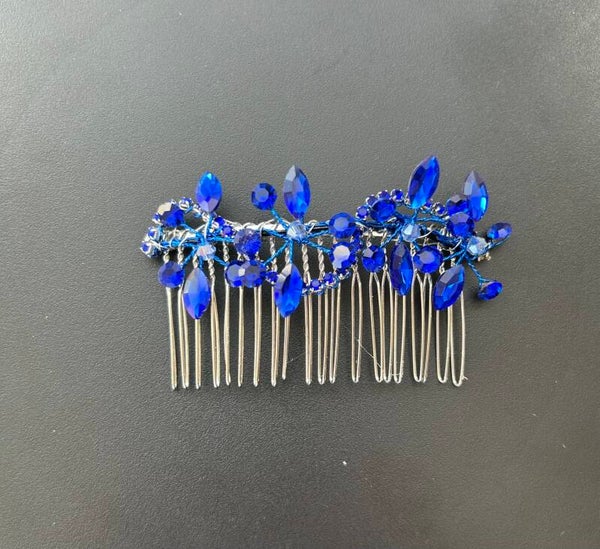 Beautiful blue hair comb