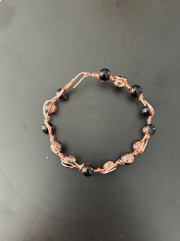 Brown beads