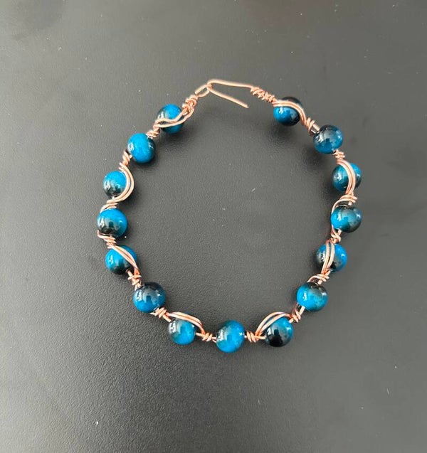 Blue beads