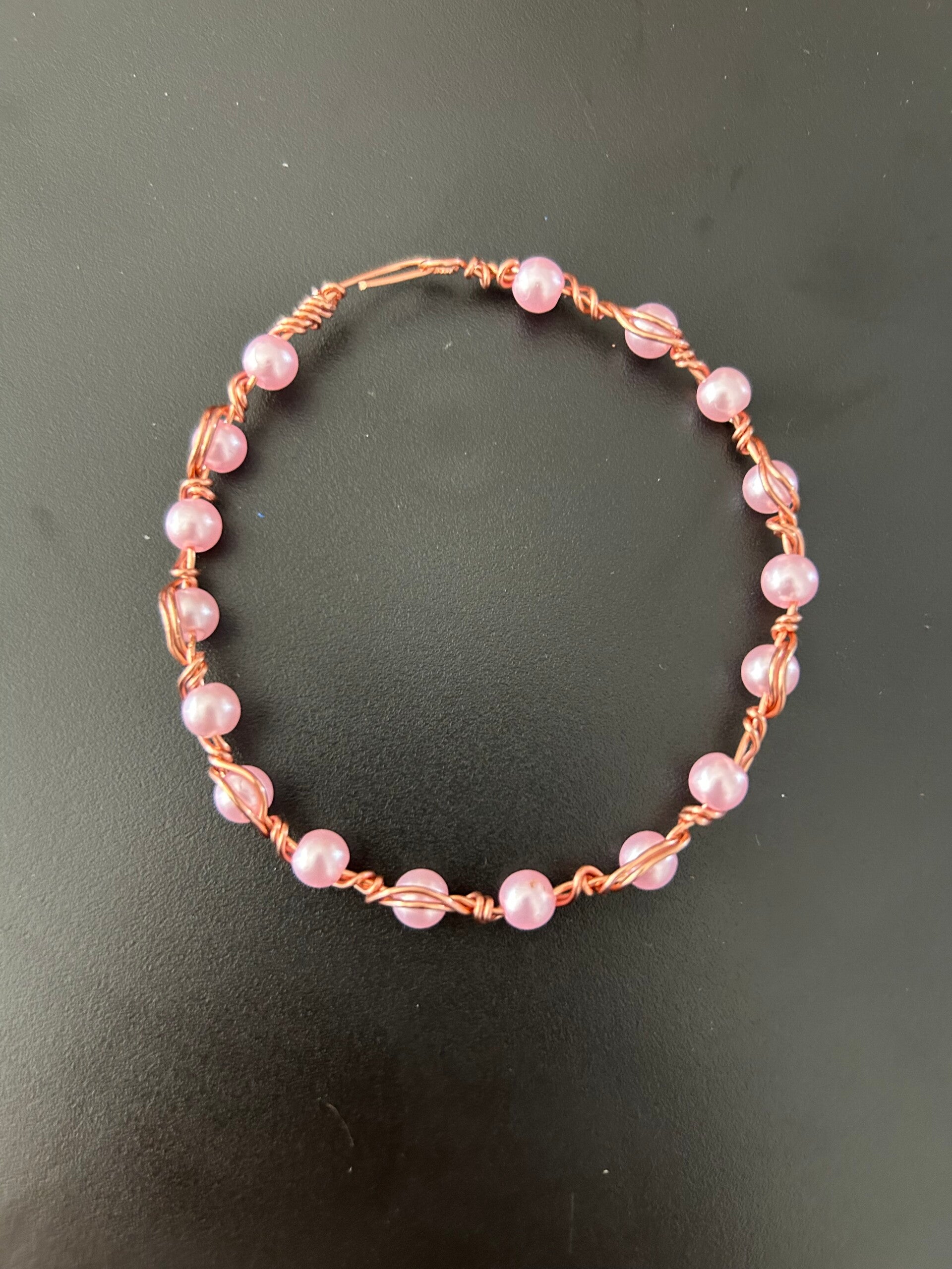 Pink small beads