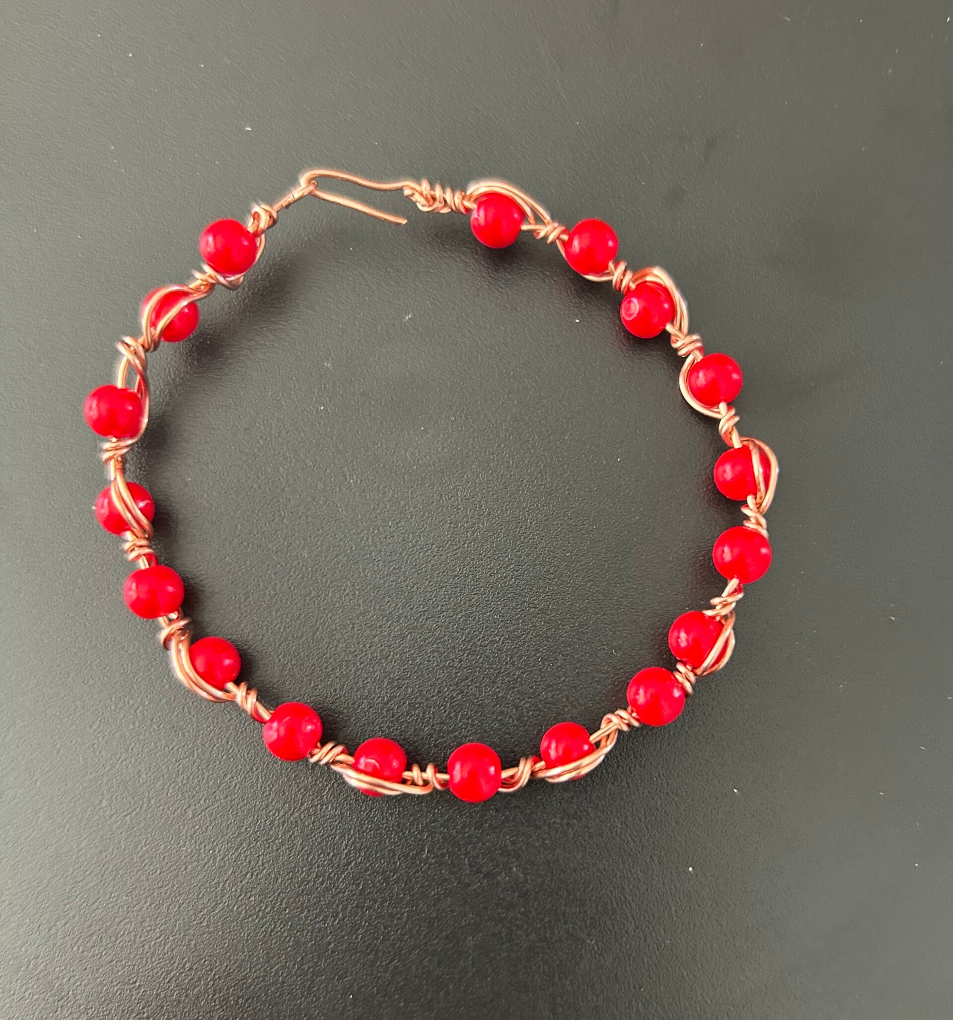 Small red beads