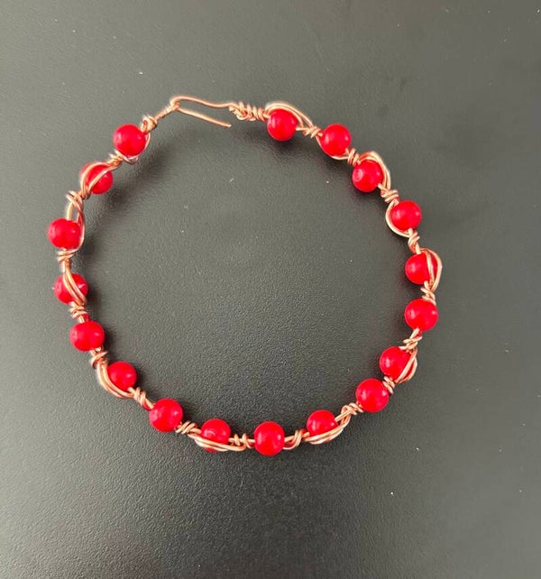 Small red beads