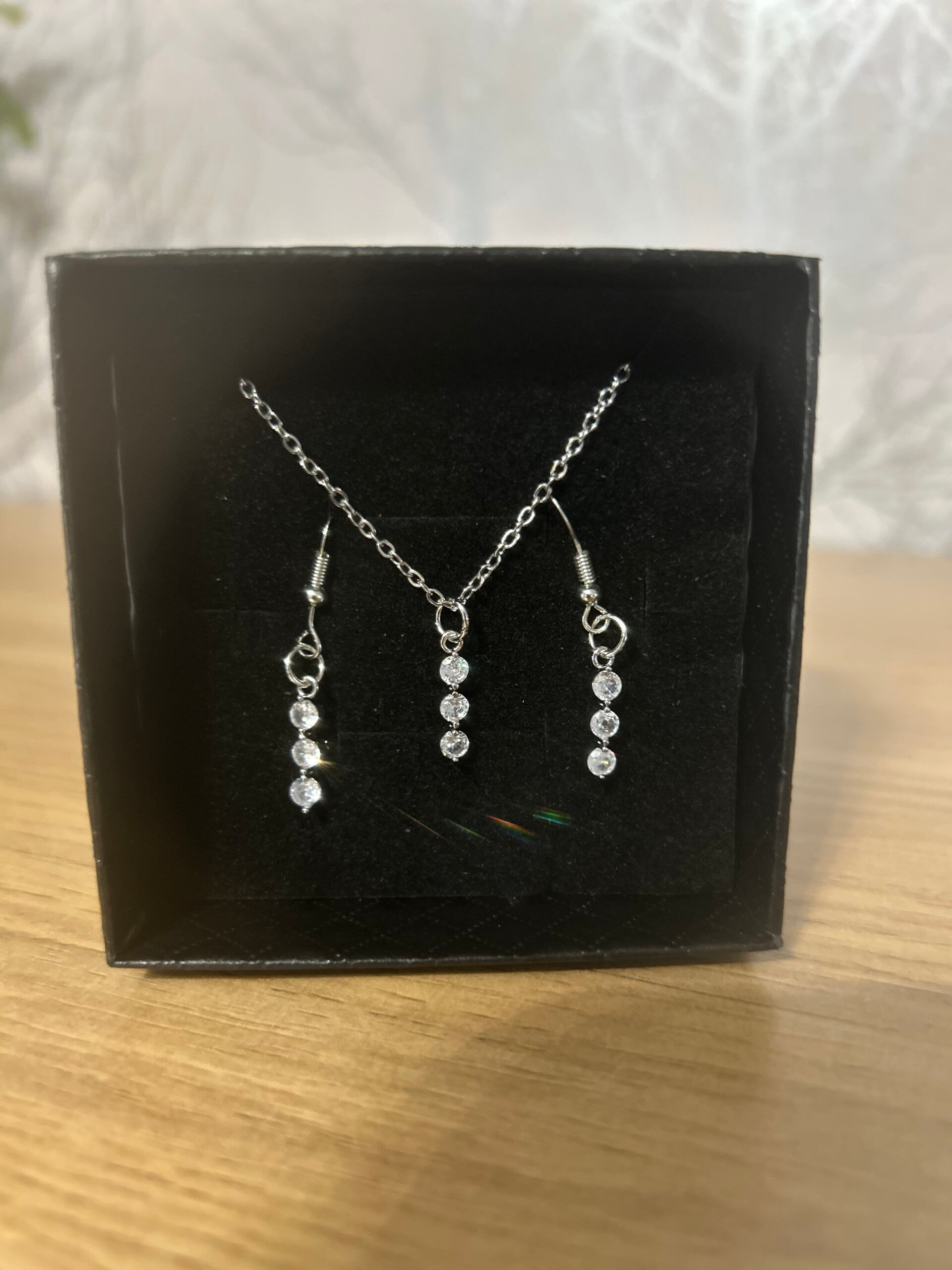 Silver effect set