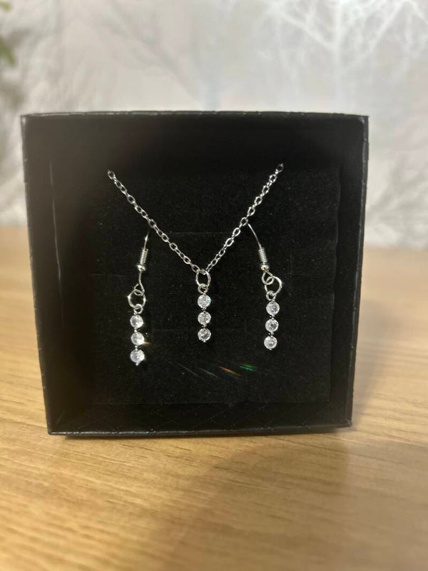 Silver effect set