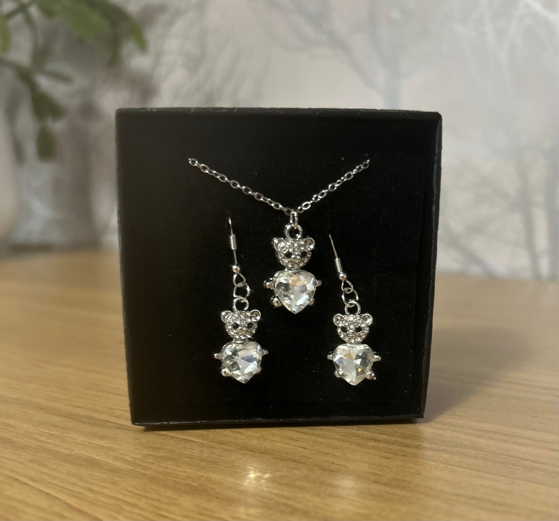 Silver bear set