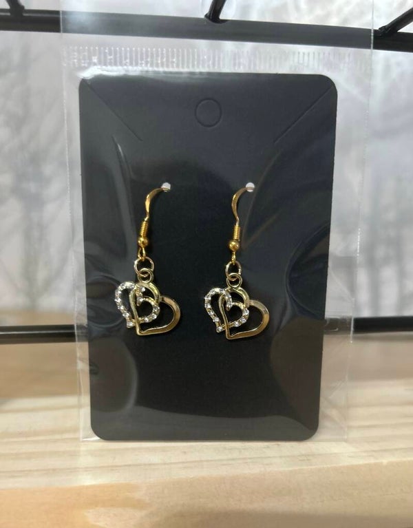 Beautiful heart earrings