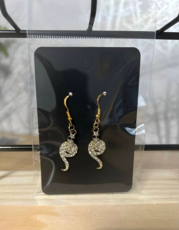 Gorgeous snake earrings