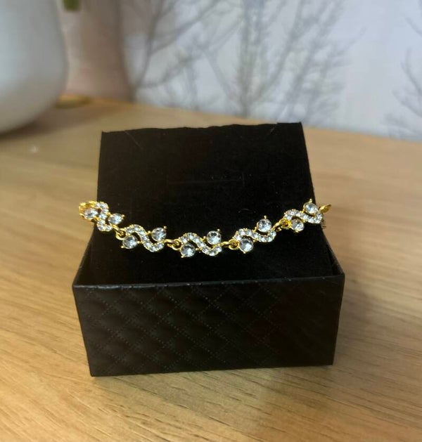 Beautiful gold and silver sparkly bracelet