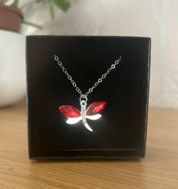 Red dragonfly