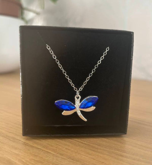 Blue dragonfly