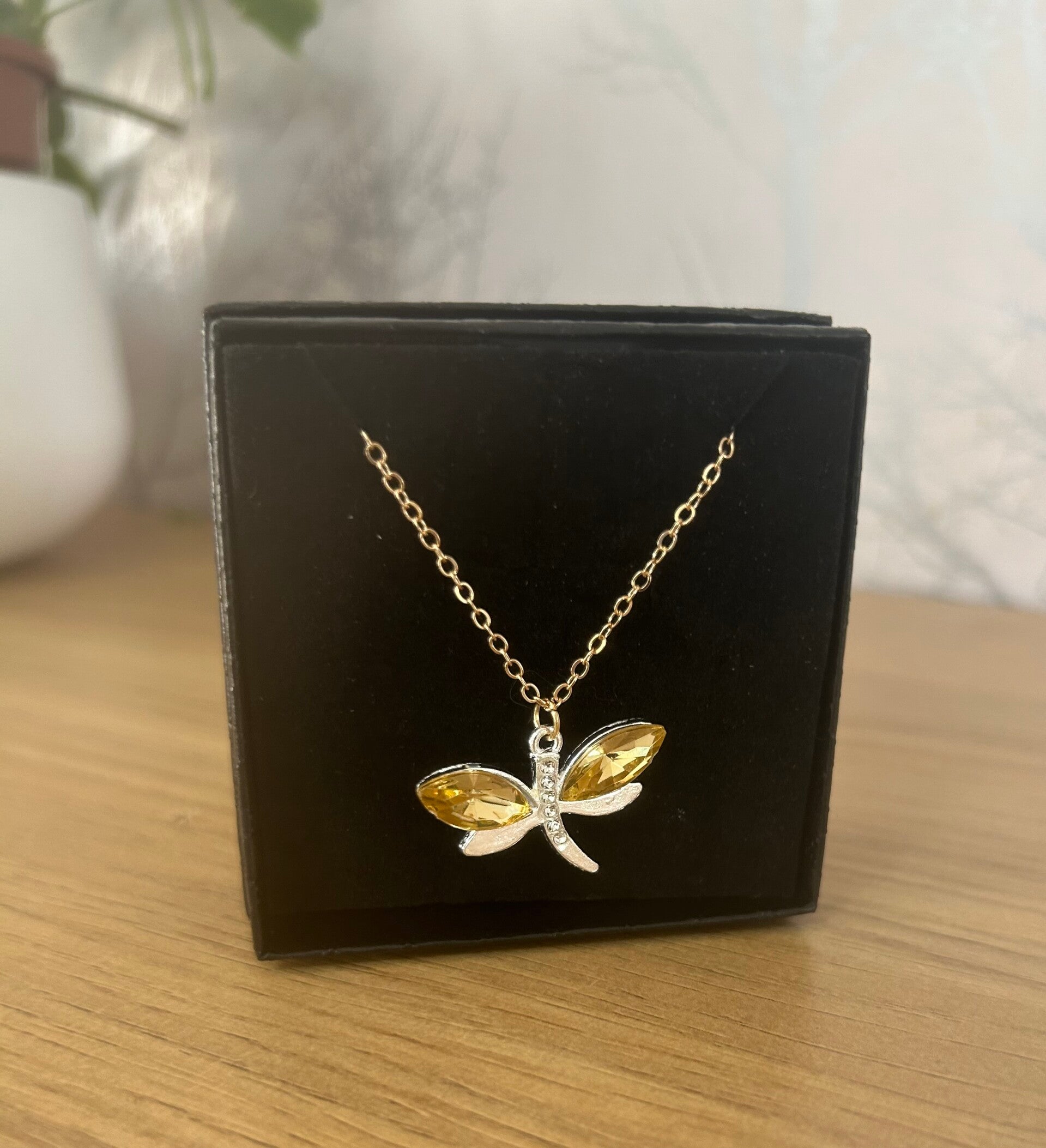 Gold dragonfly