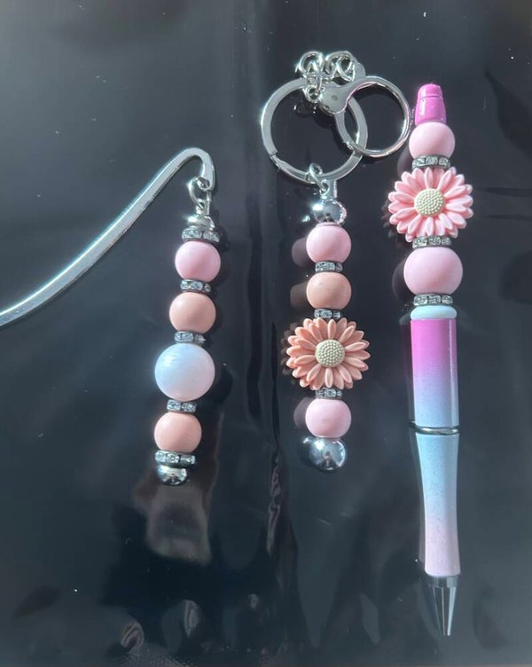 Pink flower set