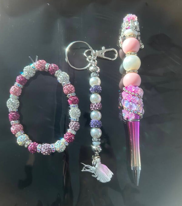 Sparkly pink set