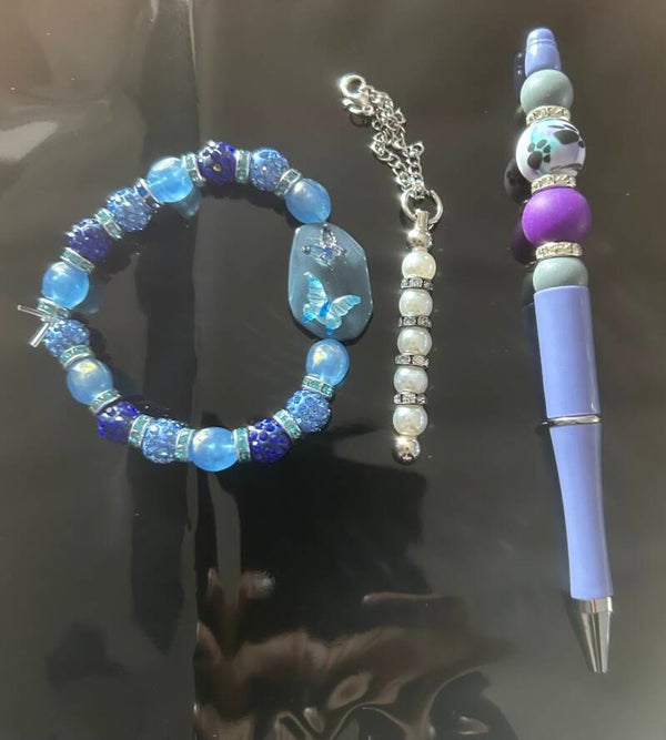 Purple and blue set