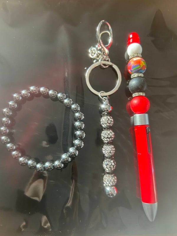 Multicoloured pen set