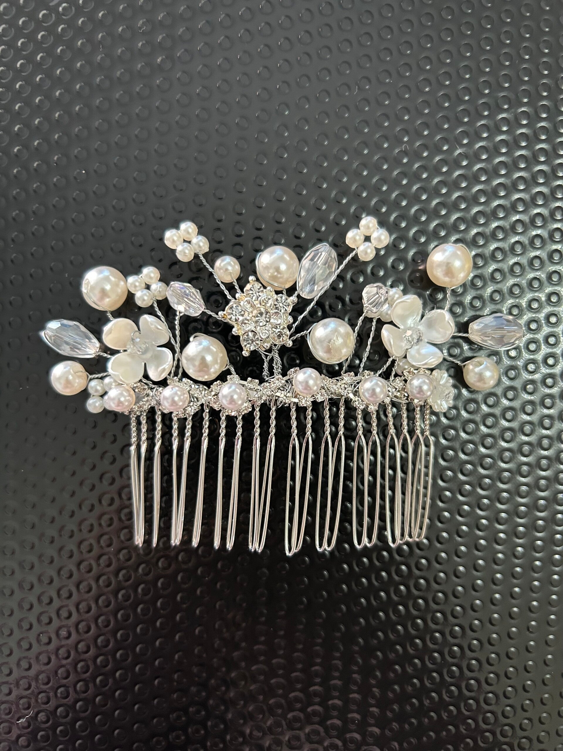 Silver Star hair comb