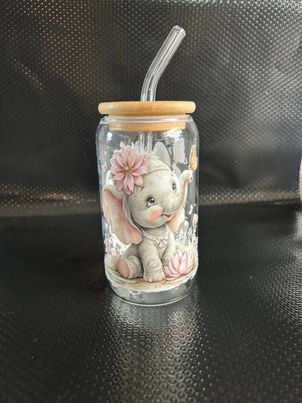 Elephant Glass tumbler