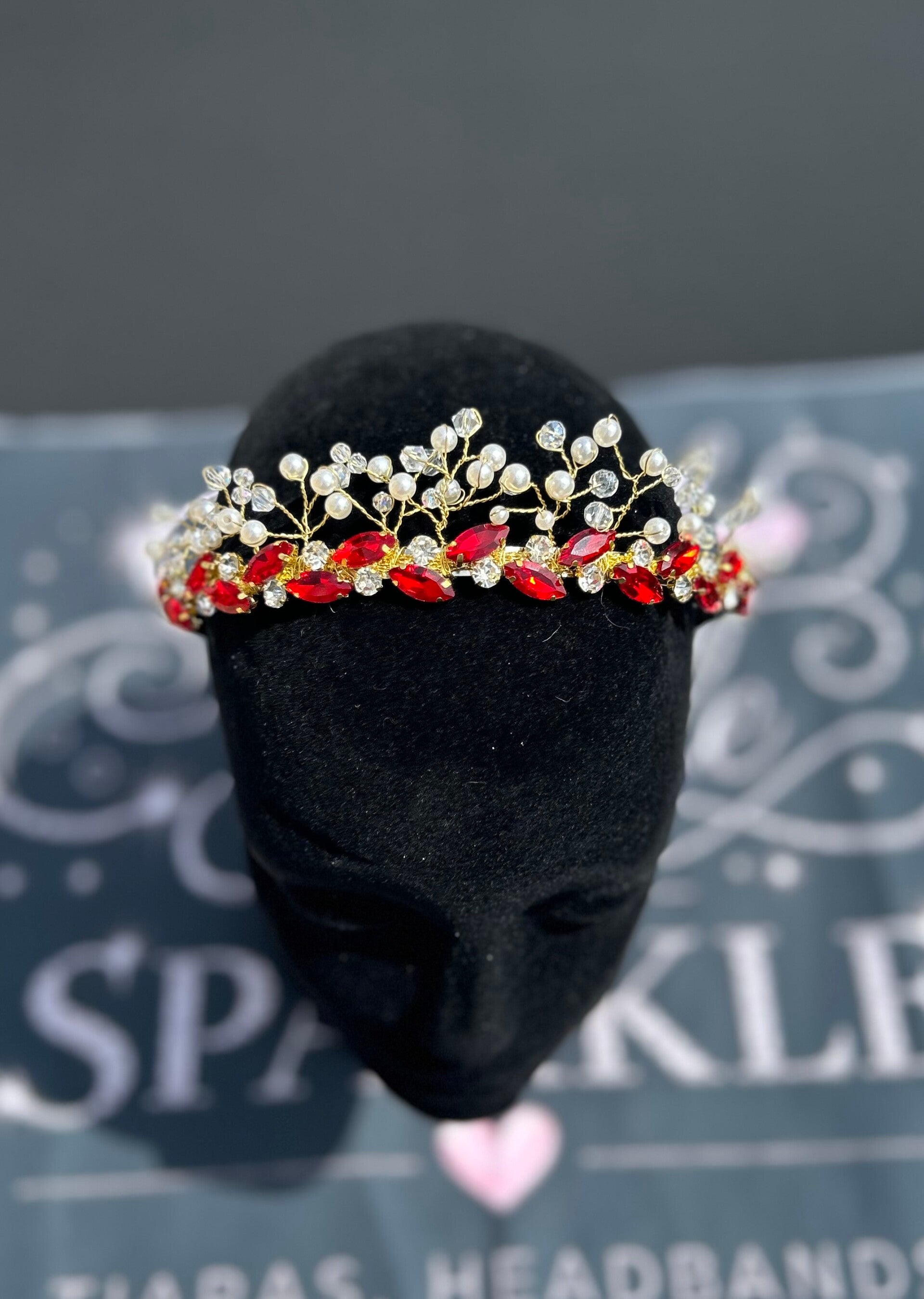 Red and Gold Tiara