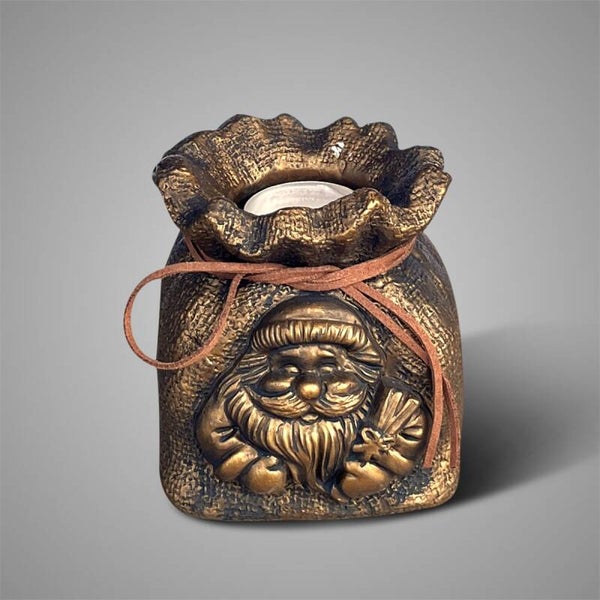 Bagsac Tealightholder Santaclaus Majestic Gold M     D.11 H.11