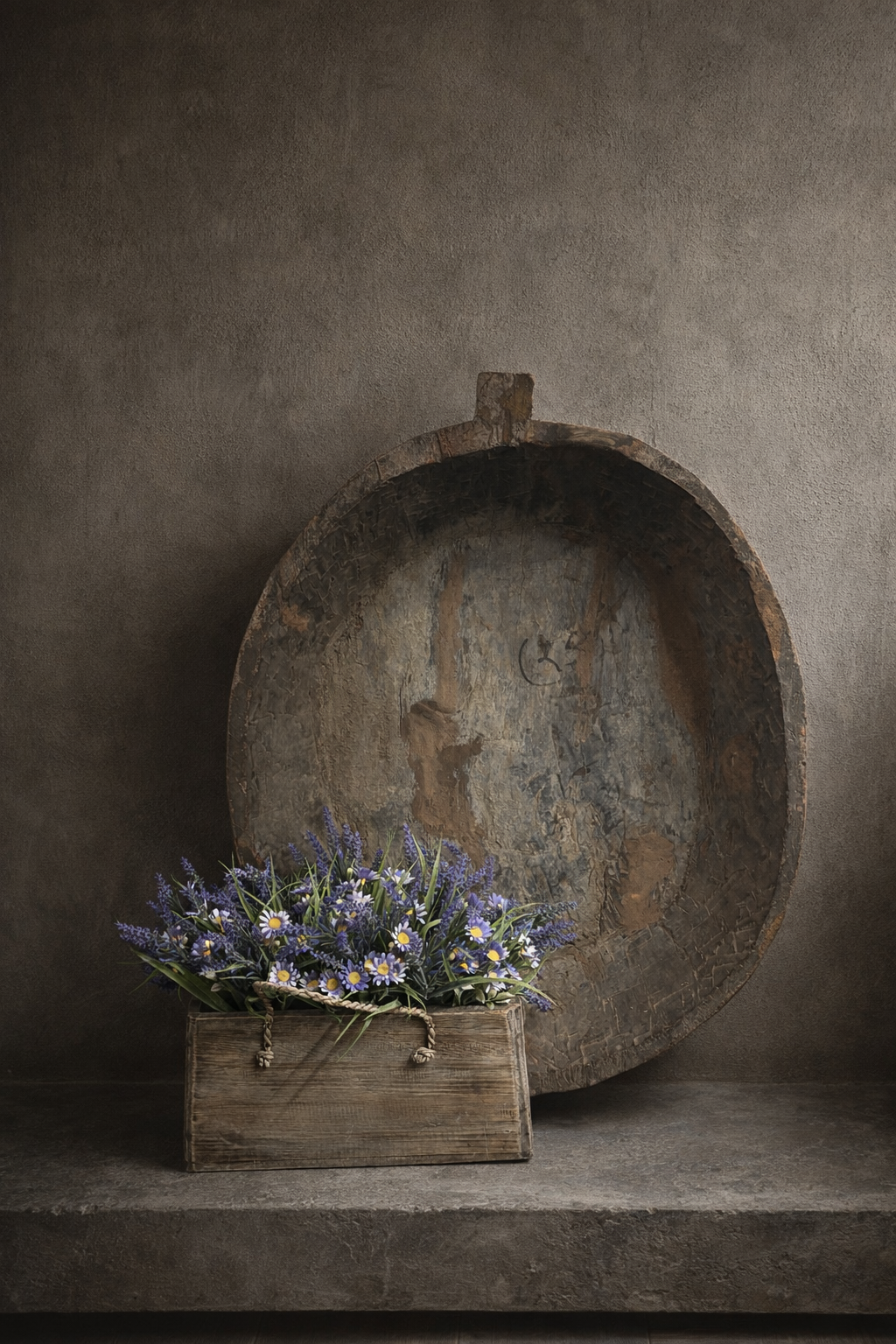 Blauwe druif met Maeliefjes 36cm