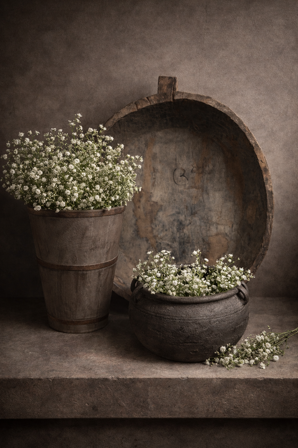 gips kruid bosje 36cm