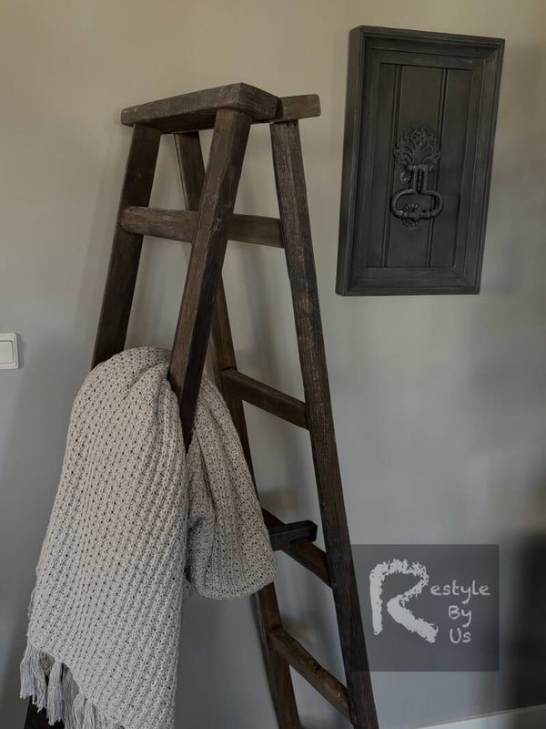 Oude houten schilders lader