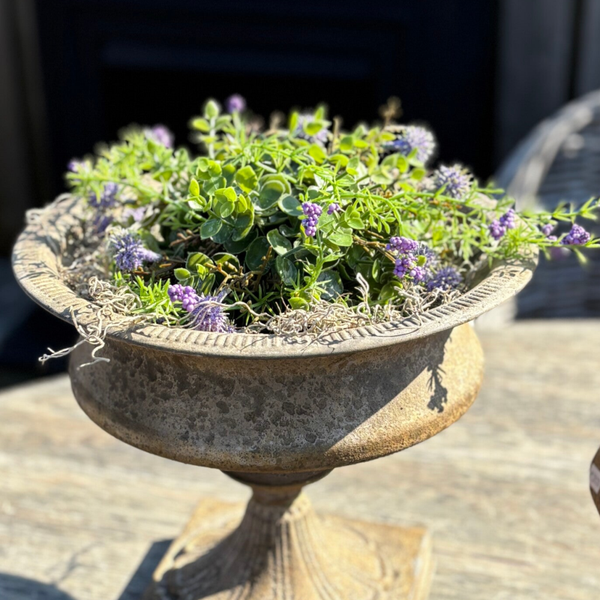 Halve Deco bol paars M