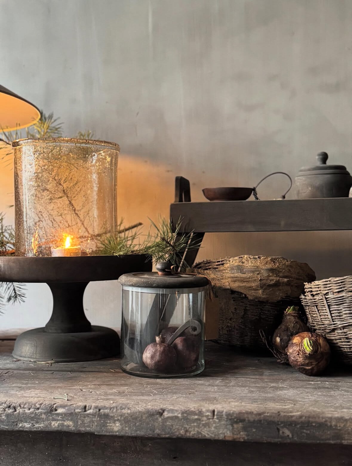 Dienblad met pootjes van aura Peeperkorn