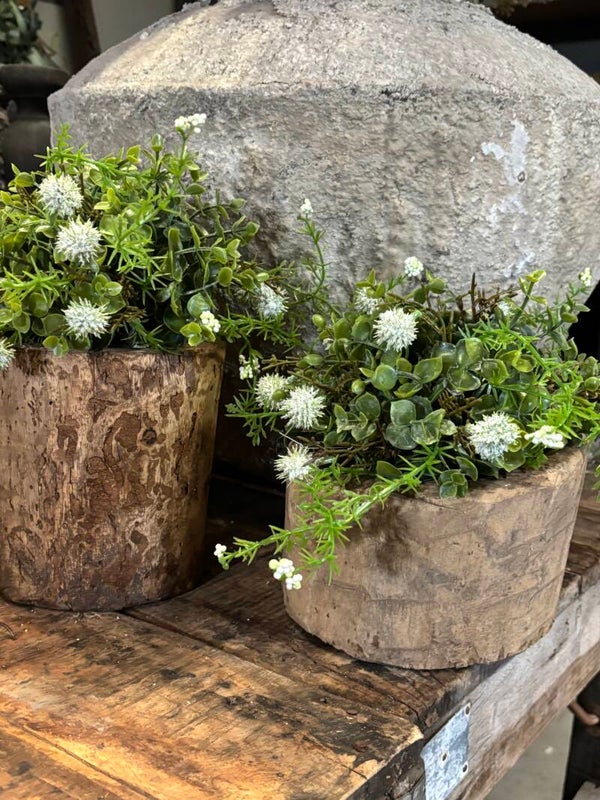 Halve Deco bol wit L