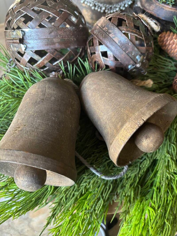 Houten kerstklokken stoer