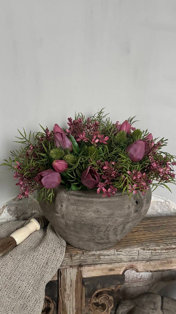 kunstboeket purple