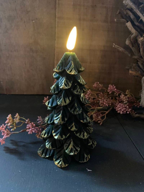 Kerstboom led lamp kaars