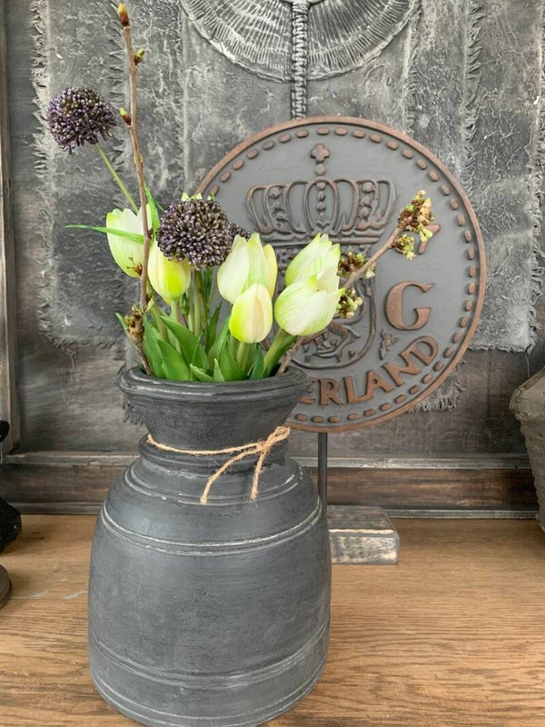 Nepalese pot "Load grey"